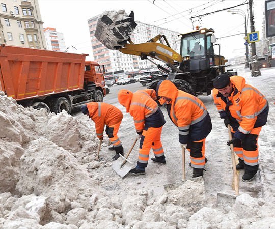 Уборка снега в Находке и  Приморском крае